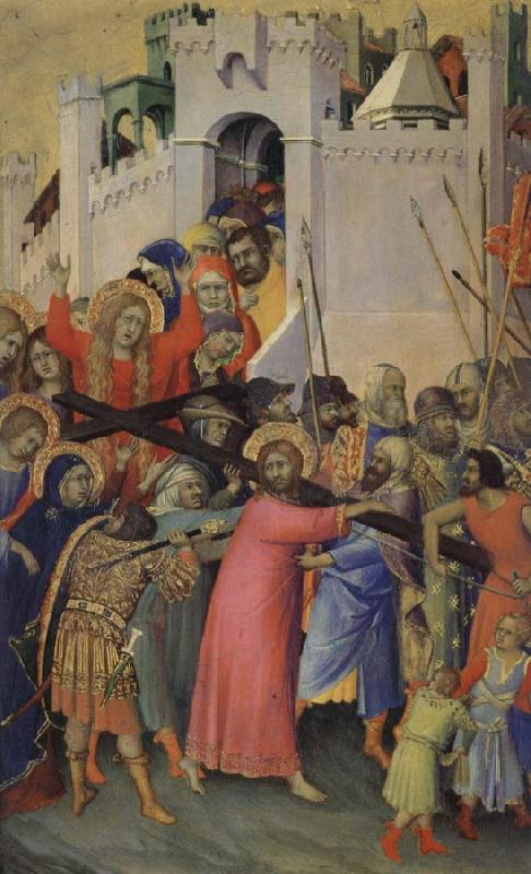 Simone Martini Jesus crucified like back Sweden oil painting art